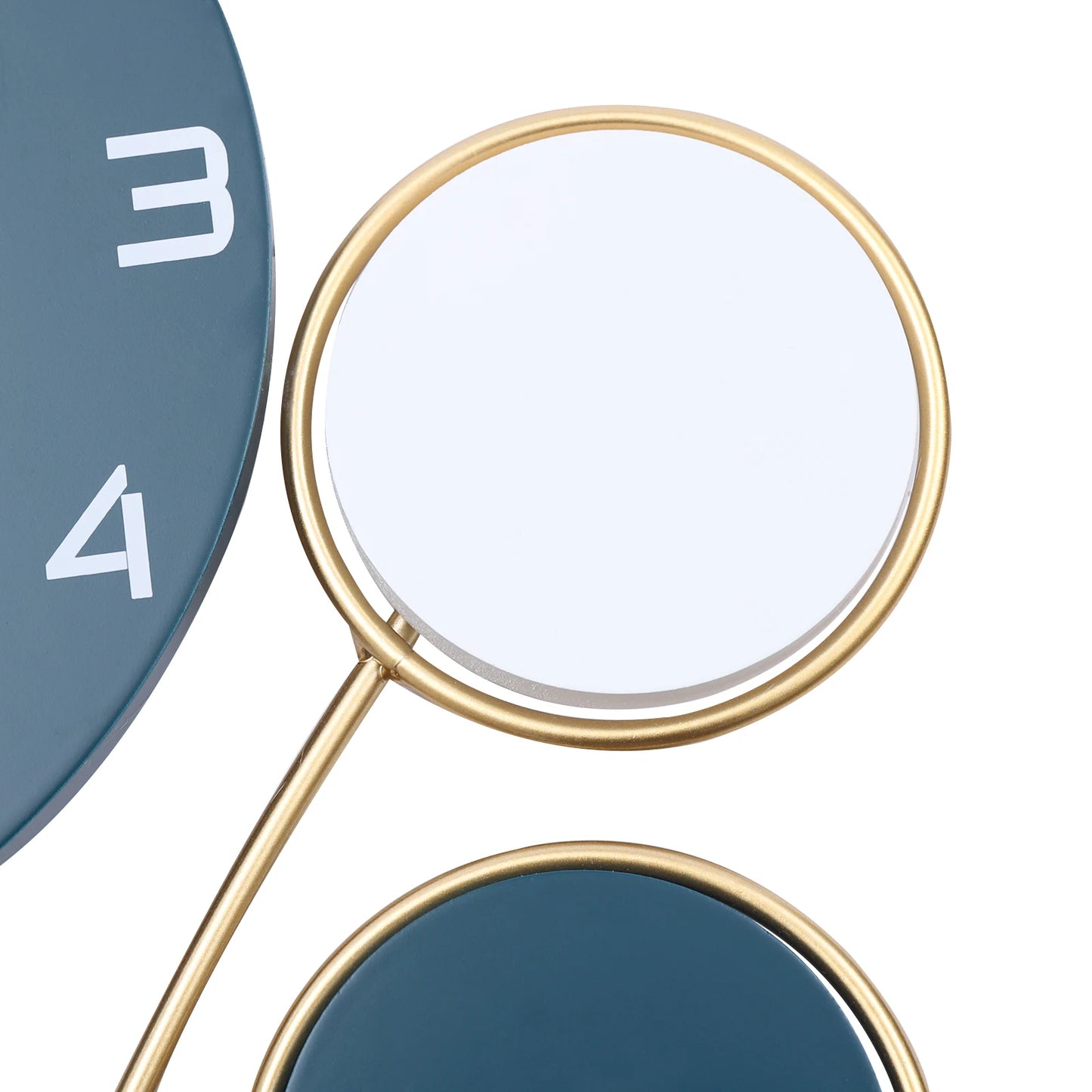 Large Wall watch Without Drilling Battery Operated Silent, Hot Air Balloon Decor, Simple Clock