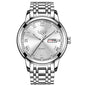 Luxury  LIGE  9846 Hot Selling Analog Watch Waterproof Wrist Quartz Watches Men Stainless Steel Watches Sport