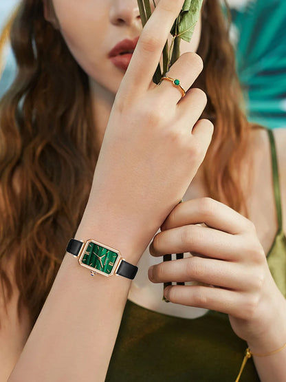 LIGE SUNKTA Women's Square Quartz Watch – Waterproof, Stylish & Elegant Design