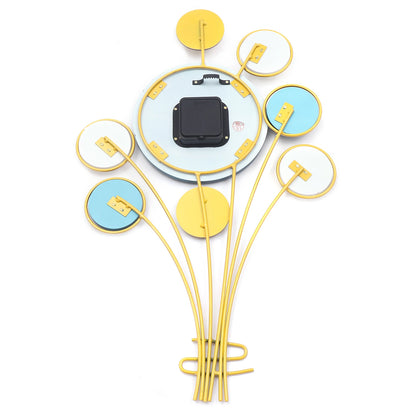 Large Wall watch Without Drilling Battery Operated Silent, Hot Air Balloon Decor, Simple Clock