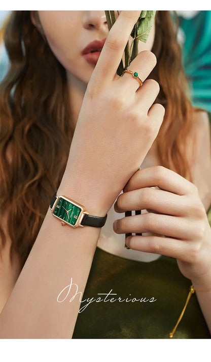 LIGE SUNKTA Women's Square Quartz Watch – Waterproof, Stylish & Elegant Design