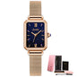LIGE SUNKTA Women's Square Quartz Watch – Waterproof, Stylish & Elegant Design