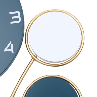 Large Wall watch Without Drilling Battery Operated Silent, Hot Air Balloon Decor, Simple Clock