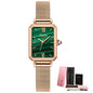 LIGE SUNKTA Women's Square Quartz Watch – Waterproof, Stylish & Elegant Design