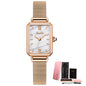 LIGE SUNKTA Women's Square Quartz Watch – Waterproof, Stylish & Elegant Design