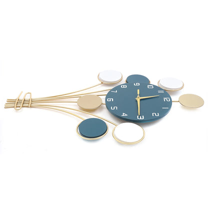 Large Wall watch Without Drilling Battery Operated Silent, Hot Air Balloon Decor, Simple Clock