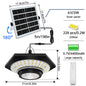 Solar Pendant Shed Lights Outdoor 228 LEDs 5 Modes Solar Motion Sensor Light Waterproof Remote Timers Garage Garden